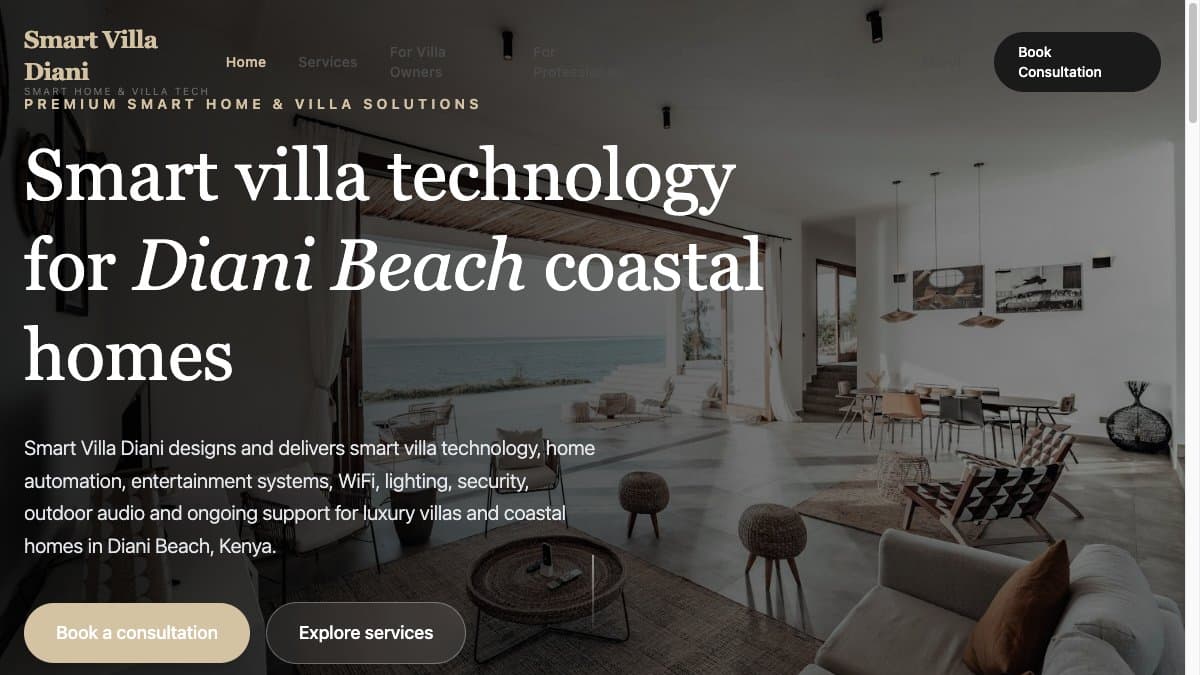 Smart Villa Diani